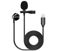KINSMAN KMIC09 Lavalier Microphone & Earpiece, Black