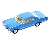 KiNSMART - 1/43 Scale Model Compatible with Chevrolet Impala 1967 (Blue)