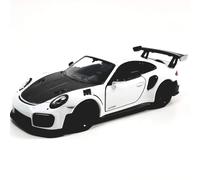 Kinsmart 2010 Porsche 911 GT2 RS Egghell White 1/36 Scale Diecast Meta