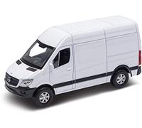 Kinsmart Compatible with Mercedes-Benz Sprinter 2020 White Delivery Van 1:43 Scale Diecast Metal