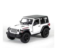 KiNSMART - Jeep Wrangler Rubicon Replica 5 inch Hardtop Off Road 4x4 Die Cast Metal Model Toy Car Red