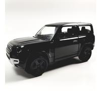 KiNSMART - Land Rover Defender 90 1:36 Scale 5"""" Die Cast Metal Model Toy SUV (Jet Black)