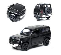 Kinsmart Land Rover Defender 90 Jet Black 136 Scale Diecast SUV,Small