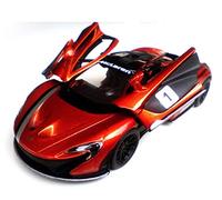 Kinsmart McLaren P1 Race Car Collector's model 1:36 Metallic Orange (12cm) Die-cast Metal Opening Doors Pullback Go Superpower
