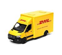 KiNSMART - Mercedes-Benz Sprinter DHL Box Truck Edition 1:48 Scale 5" Die Cast Metal Modle Toy