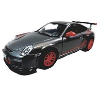 Kinsmart Porsche 911 GT3-RS Hardtop Gun Metal Gray Model Car 1/36 Scale Diecast
