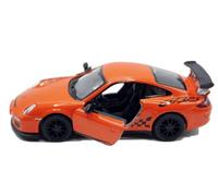 Kinsmart Porsche 911 GT3 RS, Orange - 5371D 1/36 scale Diecast Model Toy Car