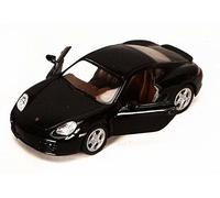 Kinsmart Porsche Cayman S, Black 5307D - 1/34 scale Diecast Model Toy Car