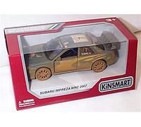 Kinsmart Subaru Impreza WRC 2007 no7 Solberg Monte carlo dirty version car pull back and go action 1:36ish diecast model
