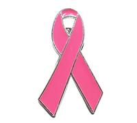KINSPON Ribbon Brooches Badge Breast Cancers Health Care Patient Pin Women Public Welfare Badges Brooches Pins