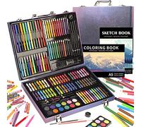 KINSPORY Art Set for Kids, 150 PCS Deluxe Painting Drawing Kit