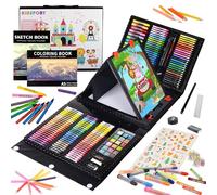 KINSPORY Art Set for Kids, 290 PCS Deluxe Painting Drawing Kit