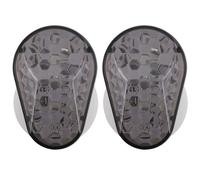 Kinstecks 1 Pair Motorcycle Side Marker Light Motorcycle Indicator LED Flush Mount Turn Signal Light Blinker Turning Lamp for Kawasaki ZX6R ZX7R ZX9R ZX636 ZX12R ZZR600