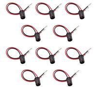 Kinstecks 10PCS T10 LED Socket Holder LED Light Bulb Extension Socket Auto Car Light Rubber Bulb Holder Bulb Lamp Holder for Auto Car Motorcycle