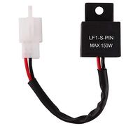 Kinstecks 2Pin Flasher Relay 12V Motorcycle Indicators LED Light Flasher for Motorcycle LED Indicators Turn Signal Light