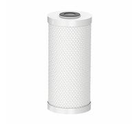 Kintim 10"x4.5" Activated Carbon Block Water Filter with 0.2 Micron Pleated Polyester for Anti-clogging and High Flow, Compatible with KTM-02