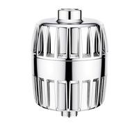 Kintim Shower Filter for Hard Water Features Full Pressure, Clog-Proof Shower Water Filter with 304 Stainless Threads, Removes Chlorine and Fluoride, Revitalize Dry, Itchy Skin and Brittle Hair