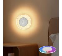 Kintion Rechargeable LED Night Light, USB Battery Night Light for Adults, Dimmable 8 Colors with 16 RGB Mode, Portable Touch Night Lamp for Baby Nursery, Small Bedside Lamp with Remote Control