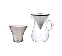 Kinto 1.1 Liter Carafe Coffee Set with Strainer No Need for Paper Filters