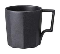 KINTO 28896 OCT Mug, 10.1 fl oz (300 ml), Black, Microwave and Dishwasher Safe, Gift Present
