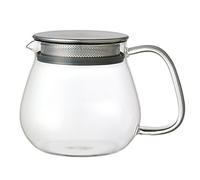 Kinto Unitea - 460 ml One Touch Teapot - Heat resistant - Glass teapot with stainless steel filter and lid