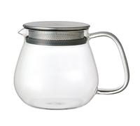 KINTO UNITEA One Touch Teapot 460ml heat resistant glass 78xH100xW140mm 8335 NEW