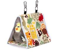 KINTOR Bird Nest Snuggle Hut,Parrot Habitat Cave Hanging Tent for Small Medium Parrots Budgies Eclectus Parakeet Cockatiels Lovebird African Grey