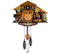 Kintrot Cuckoo Clock Pendulum Quartz Wall Clock Black Forest Chalet House Home Decor