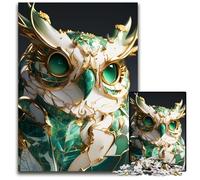 Kintsugi Art Owl 1000 Pieces Puzzles for Adults Paper Puzzles for MotherS Day Birthdays Christmas 1000 PCS(38x26cm)
