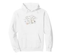 Kintsugi Broken Pottery Repaired Gold Bowl Graphic Art Seam Pullover Hoodie