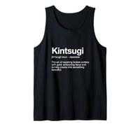 Kintsugi Definition Dictionary-Style Typography Tank Top