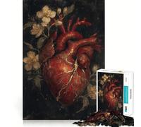 Kintsugi Heart Broken Beauty Reborn Jigsaw for Teenagers1000 Pieces Cognitive Boost Nice Thick Family Bond Santa Surprise (38x52cm)