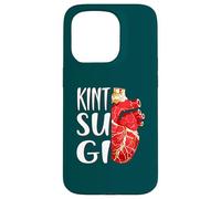Kintsugi Heart Japanese Pottery Kintsugi Art Case for iPhone 15 Pro