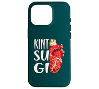 Kintsugi Heart Japanese Pottery Kintsugi Art Case for iPhone 16 Pro