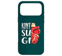 Kintsugi Heart Japanese Pottery Kintsugi Art Case for iPhone 17 Pro Max