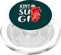 Kintsugi Heart Japanese Pottery Kintsugi Art PopSockets PopGrip for MagSafe