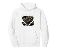 Kintsugi Hobbyist Gold Lacquer Bowl Minimalist Line Art Seam Pullover Hoodie