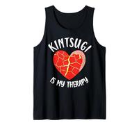 Kintsugi is My Therapy Japanese Pottery Kintsugi Art Tank Top