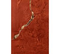 Kintsugi Modern Zen Notebook: Rust Terracotta Minimalist Journal with Gold Repair Accent