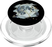 Kintsugi Moon Celestial Japanese Resilience Graphic PopSockets PopGrip for MagSafe