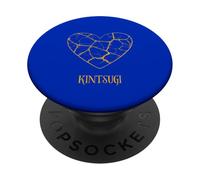 Kintsugi Pottery Golden Heart Repaired PopSockets Adhesive PopGrip