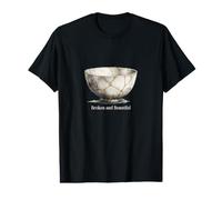 Kintsugi Wabi Sabi Broken and Beautiful Zen Minimalist Art Value Graphic T-Shirt