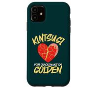 Kintsugi Your Cracks Make You Golden Japanese Pottery Art Case for iPhone 11
