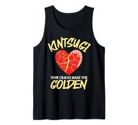Kintsugi Your Cracks Make You Golden Japanese Pottery Art Tank Top