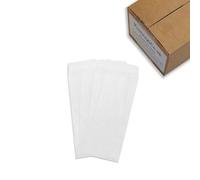 KintsugiCo 65 x 160mm Wax Melt Snap Bar Bags Peel + Self Seal Glassine Envelopes [2.5 x 6.3 inches] (1000)