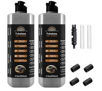 kintsukuroi 1000ml Tubeless Tire Sealant, Puncture Tire Repair Sealant Kit with Valve Core Wrench & Tire Cap, Leak Sealer for Quickly Fix Punctures & Seal leaks (1000ML)