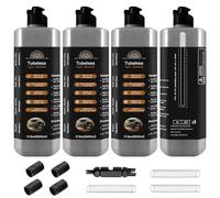 kintsukuroi 2000ml Tubeless Tire Sealant, Puncture Tire Repair Sealant Kit with Valve Core Wrench & Tire Cap, Leak Sealer for Quickly Fix Punctures & Seal leaks (2000ML)