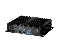 Kinupute Industrial Mini PC, Fanless Desktop Computer Core i5-8250U 1.6-3.4GHz, Win-11 Pro, 32G DDR4 RAM, 1T SSD, VGA/HDMI 4K@60Hz, 2x2.5G LAN Ports, 6xCOM RS232, 4G Module Slot, WiFi6/BT5.2