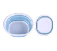 Kinwodon Square Collapsible Washing up Bowl, Folding Hand Wash Basin Portable Camping Washbasin Multipurpose Outdoor Fishing Water Storage for Kitchen Sink Travel Hiking Motorhome,(TUG134136)