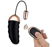 Kinxor Wireless Remote Vibrating Egg Massage Rechargeable Mini Powerful 100% Waterproof 12-Frequency Silicone Pocket Travel Or Women
